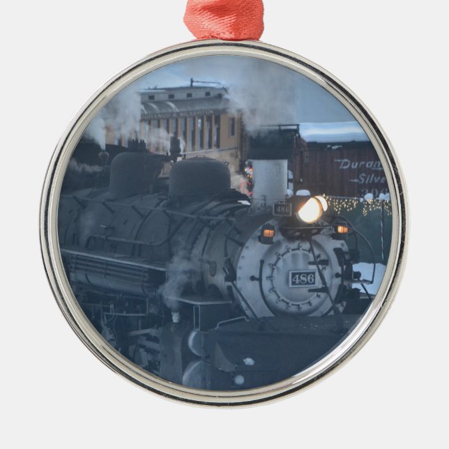 Der polare EilMotor Ornament Aus Metall (Vorne)