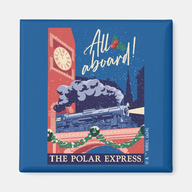 Der Polarexpress - Alle Aboard! Magnet (Vorne)