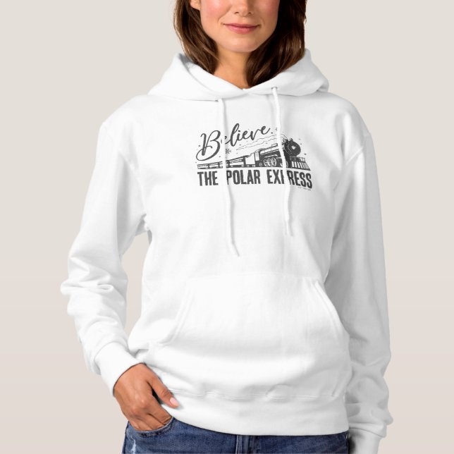 Der Polarexpress - Glauben | VINTAG Hoodie (Vorderseite)
