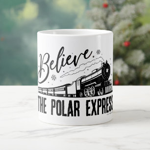 Der Polarexpress - Glauben   VINTAG Jumbo-Tasse