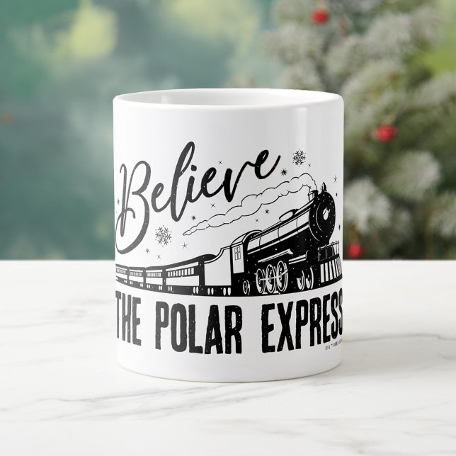 Der Polarexpress - Glauben | VINTAG Jumbo-Tasse (Von Creator hochgeladen)