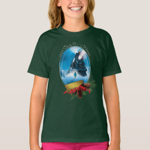 Der Polarexpress Holiday Gerahmt Train Anreise T-Shirt