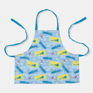 Der Polarexpress   Muster für Rückzug und Fahrsche Schürze