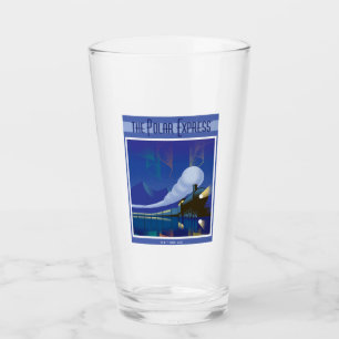 Der Polarexpress Northern Lights Vintage Travel Glas
