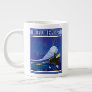 Der Polarexpress Northern Lights Vintage Travel Jumbo-Tasse