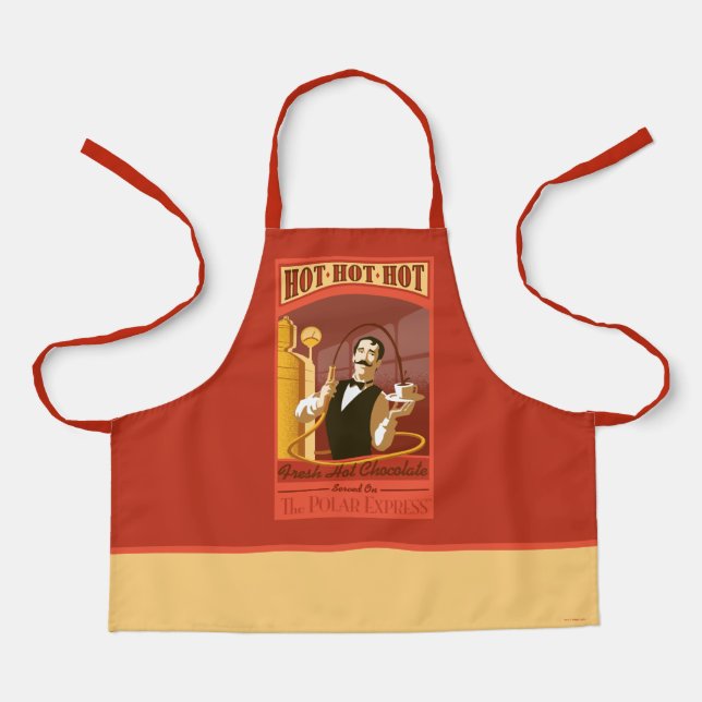 Der Polarexpress | Vintage Schokolade Schürze (Vorderseite)