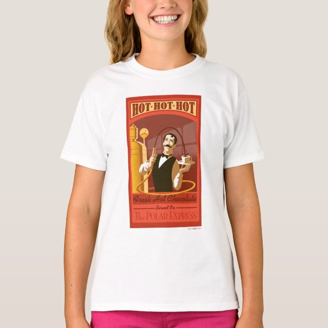 Der Polarexpress | Vintage Schokolade T-Shirt (Vorderseite)