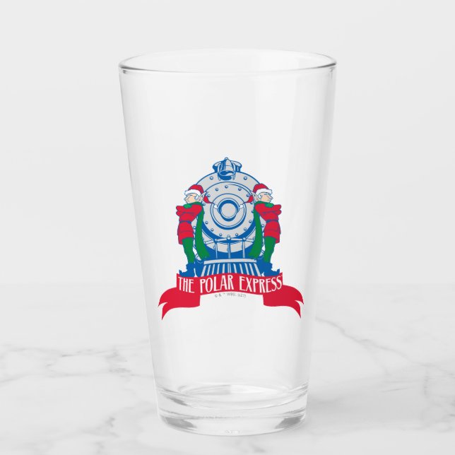 Der Polarexpress | Vom Zug Stehende Elfen Glas (Vorderseite)