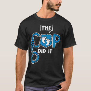 Der Polizist hat es Polizeibeamte Ehefrau Schwange T-Shirt