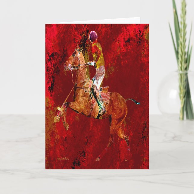 Der Polo-Player Karte (Vorderseite)