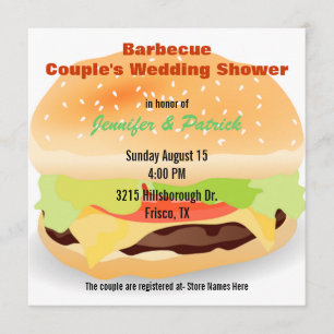 Der Polterabend-Einladung des Grill-Themed Paares Einladung