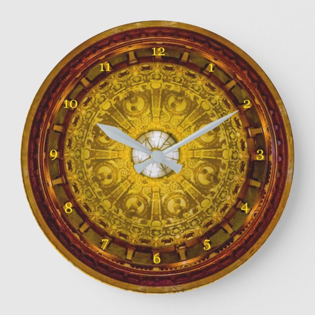 Der Ponce de Leon Rotunda Große Wanduhr (Vorderseite)