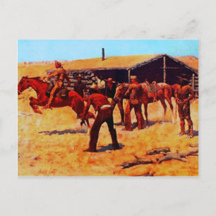 Der Pony Express Postkarte