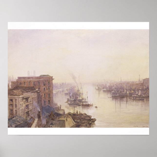 Der Pool vom Adelaide Hotel, London Bridge Poster (Vorne)