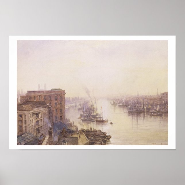 Der Pool vom Adelaide Hotel, London Bridge Poster (Vorne)