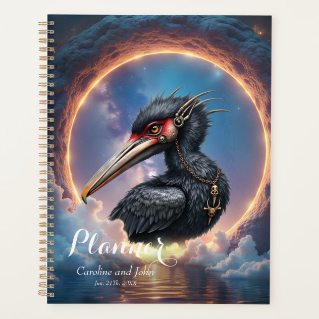 Der Portalwächter – Fantasy-Vogel Planer (Vorderseite)