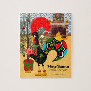 Der portugiesische Hahn und die Freude des Gebens Puzzle