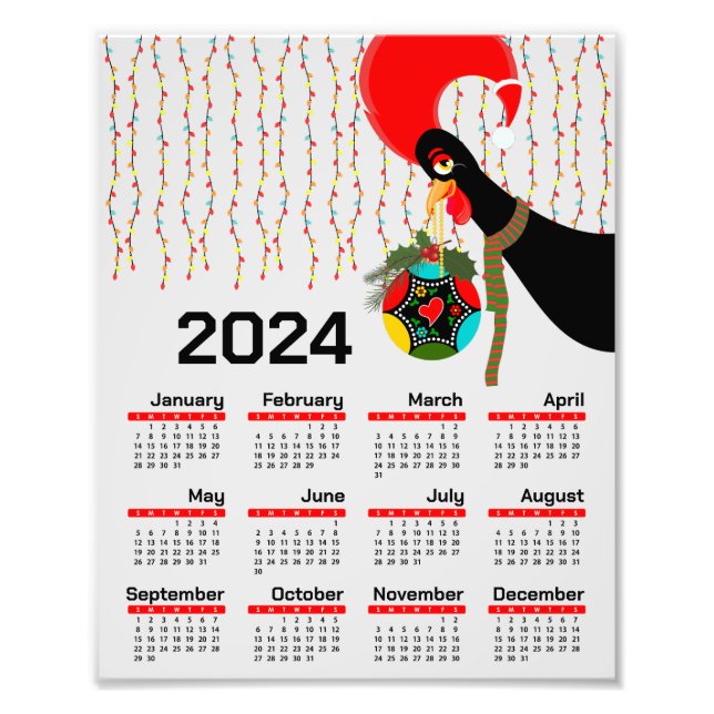 Der portugiesische Weihnachtskalender 2024 Fotodruck (Vorne)