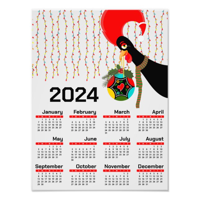 Der portugiesische Weihnachtskalender 2024 Fotodruck (Vorne)