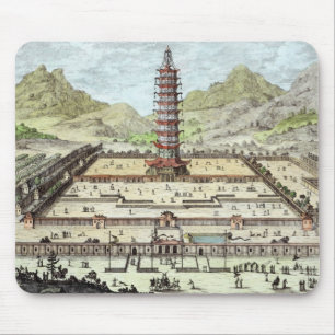Der Porzellan-Turm von Nanking, überziehen 12 von Mousepad