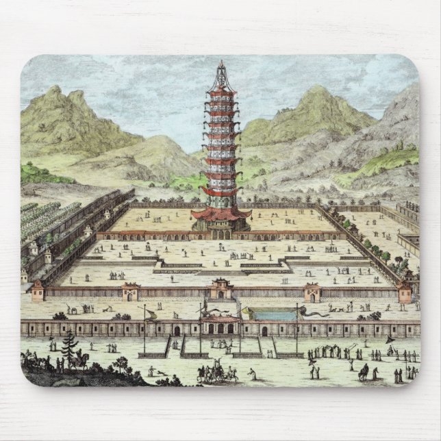 Der Porzellan-Turm von Nanking, überziehen 12 von Mousepad (Vorne)