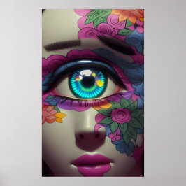 Der Porzellanzyklop hat zwei Augenbrauen - ein Ken Poster