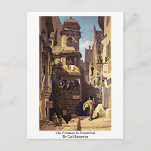 Der Postmann in Rosenthal am Carl Spitzweg Postkarte
