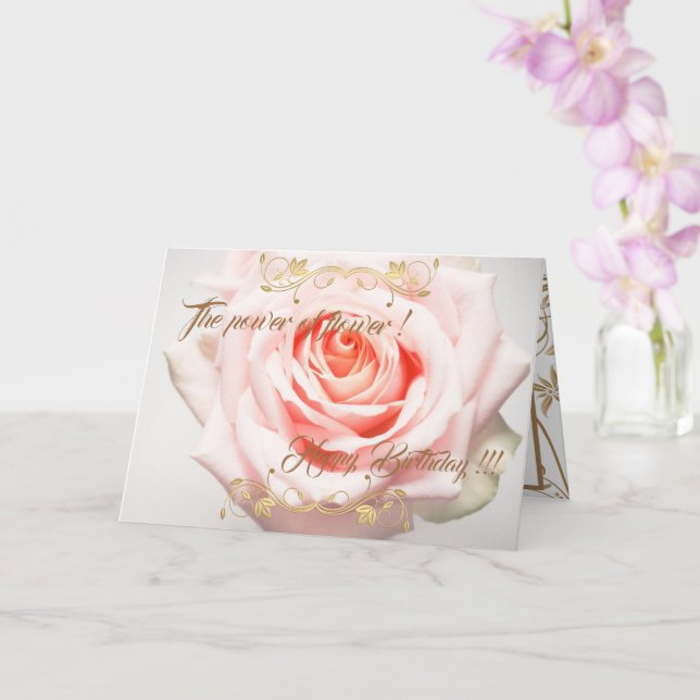 Der Power der Blume Karte (Orchidee)