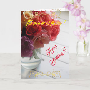 Der Power der Blume Karte