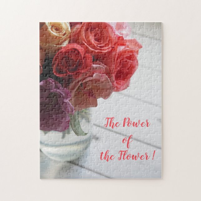 Der Power der Blume Puzzle (Vertikal)