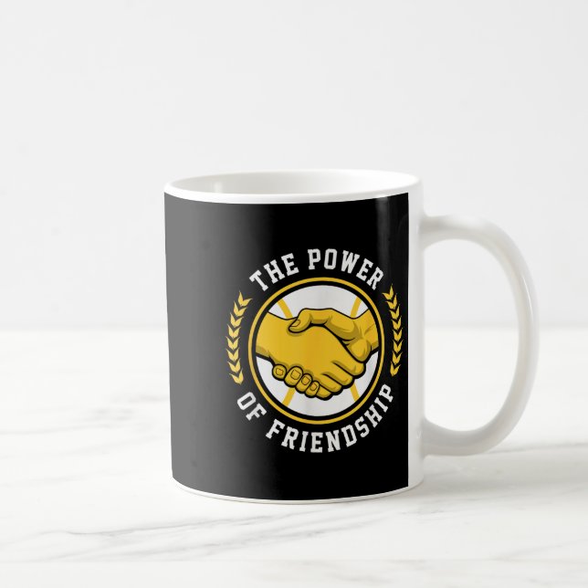 Der Power der Freundschaft Offiziell Kaffeetasse (Rechts)