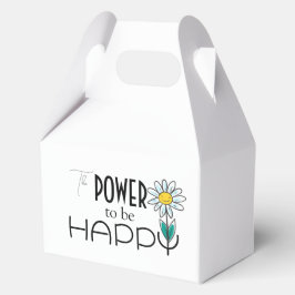 DER POWER, DER GLÜCKLICH GÜNSTIG IST GESCHENKSCHACHTEL