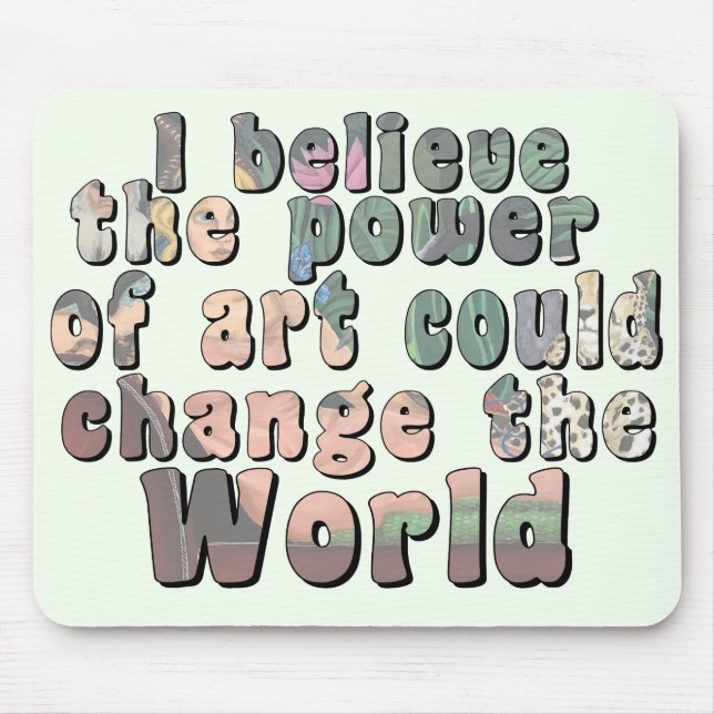 Der Power der Kunst| Mousepad (Vorne)