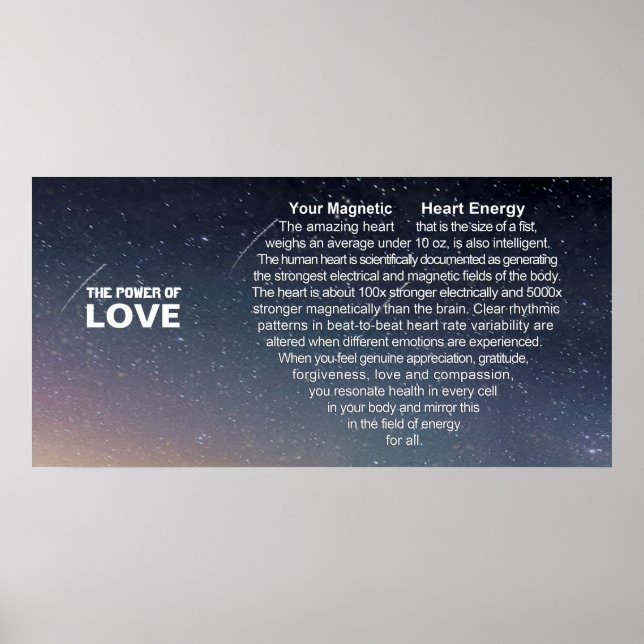 Der Power der Liebe - Ihre magnetische Herzenergie Poster (Vorne)