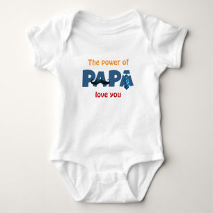 Der Power der Papa Baby Strampler