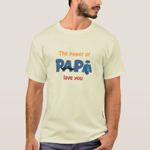 Der Power der Papa T-Shirt