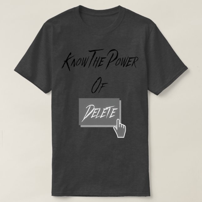 Der Power der Streichung T-Shirt (Design vorne)