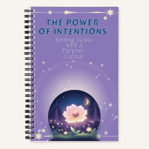 Der Power des Absichtstitels Notizbuch
