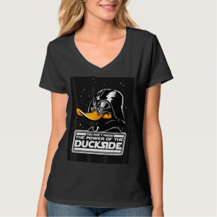 Der Power des Duckseidenspinns grafisch T-Shirt