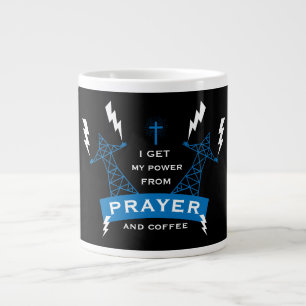 Der Power des Gebets Jumbo-Tasse