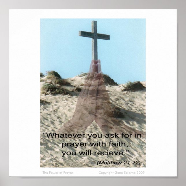 Der Power des Gebets Poster (Vorne)