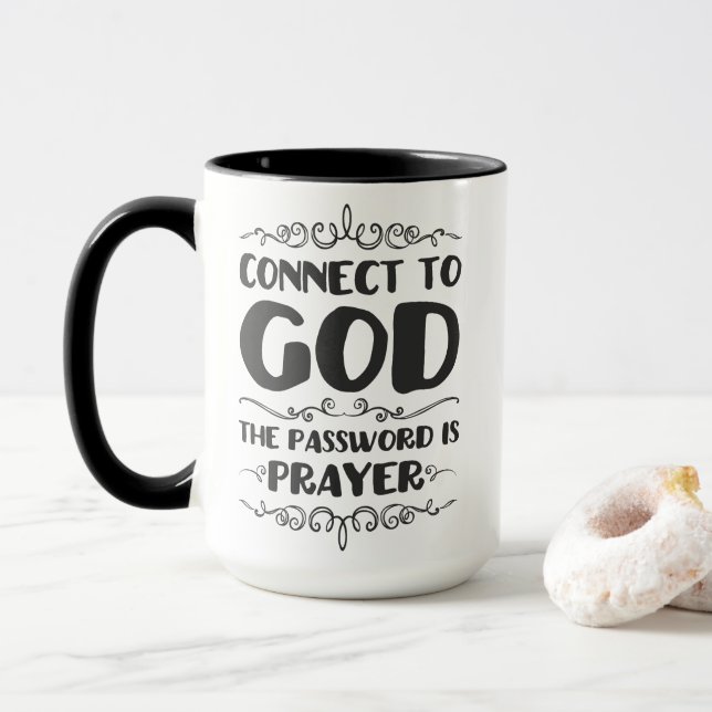 Der Power des Gebets Tasse (Mit Donut)