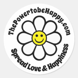 Der Power, ein glücklicher Sticker zu sein