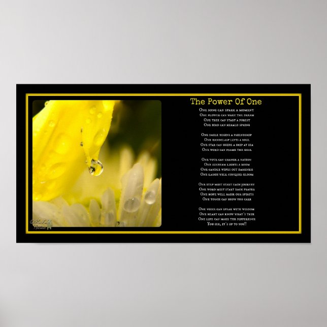 Der Power eines Poster (Vorne)