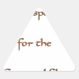 Der Power im Inneren: Energie ist wichtig Dreieckiger Aufkleber