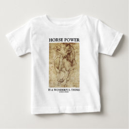 Der Power ist ein wunderschönes Stück Leonardo da  Baby T-shirt