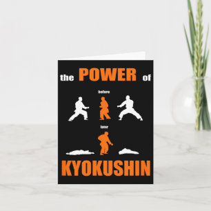 Der Power von Kyokushin Proud Karate Design für Ka Karte