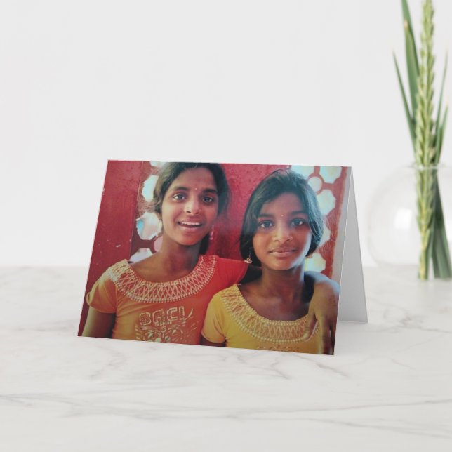 Der Power von Sisterhood Dankeskarte (Vorderseite)