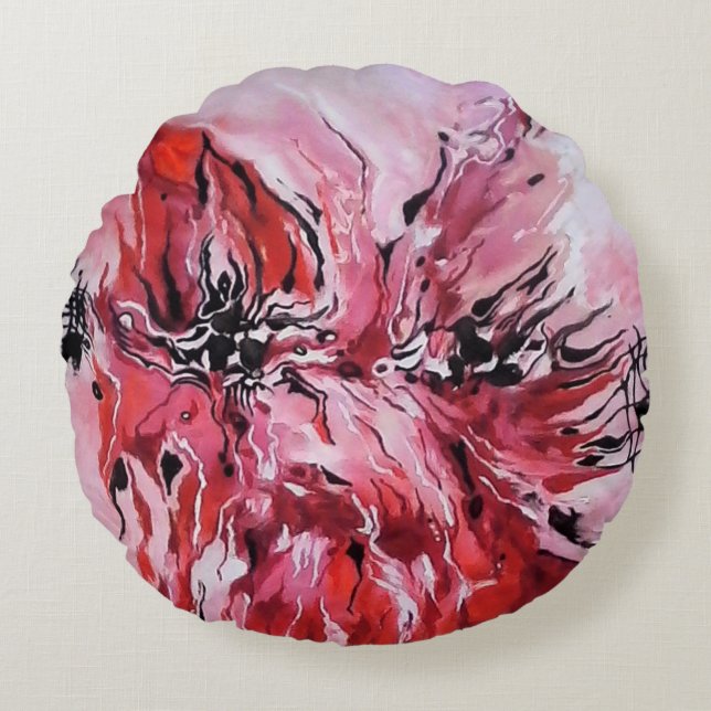 "Der pragmatische Geist", das Kid's Round Kissen (Vorderseite)