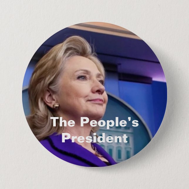 Der Präsident der Leute: Hillary 2016 Button (Vorderseite)